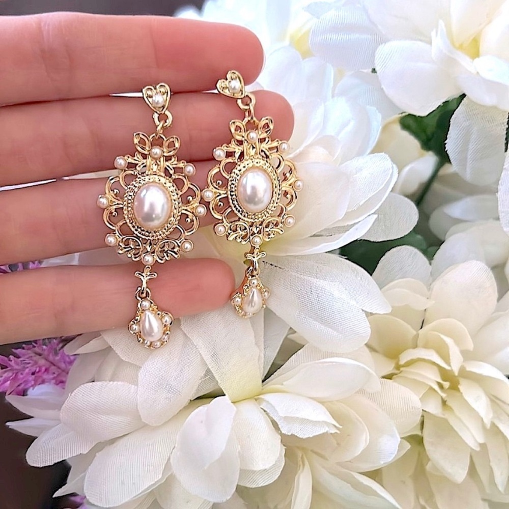 Vintage handmade Brand new earrings handmade Italian